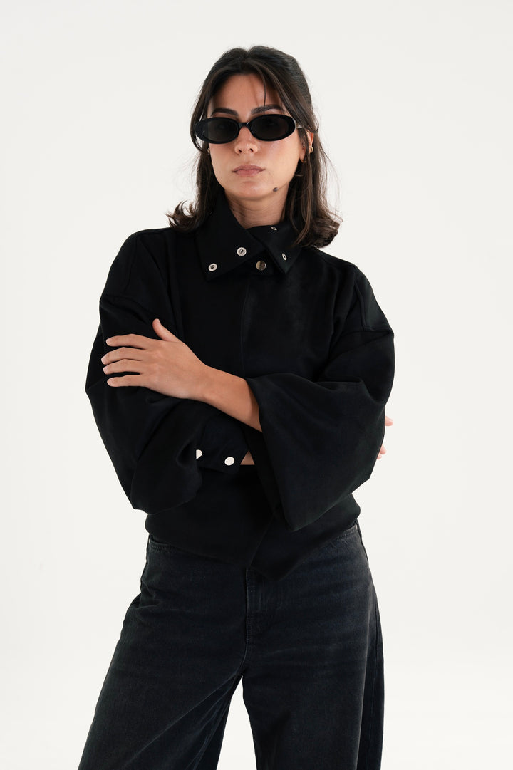 The Suede Corsette Jacket