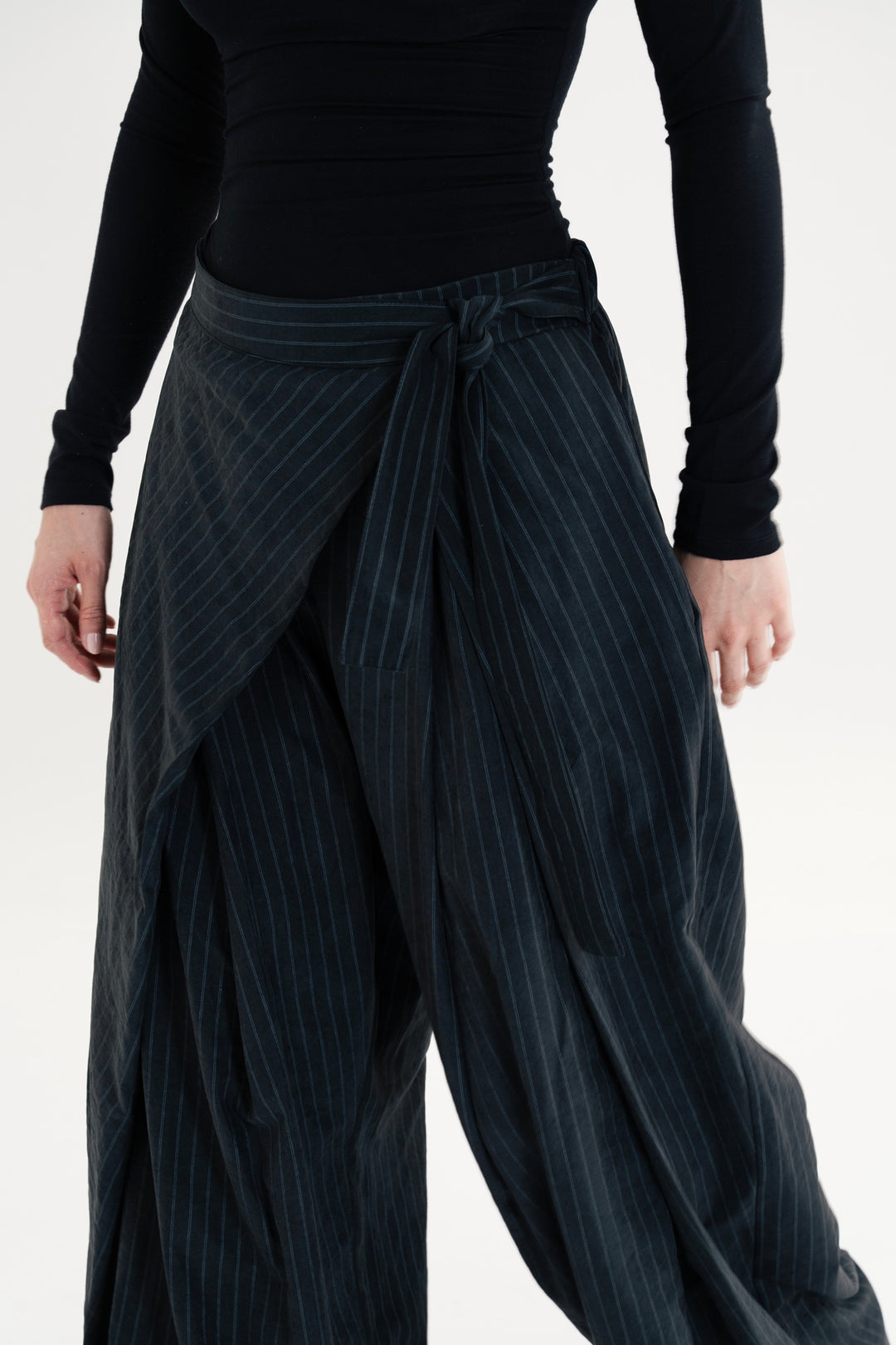 The Striped Wrap Pants