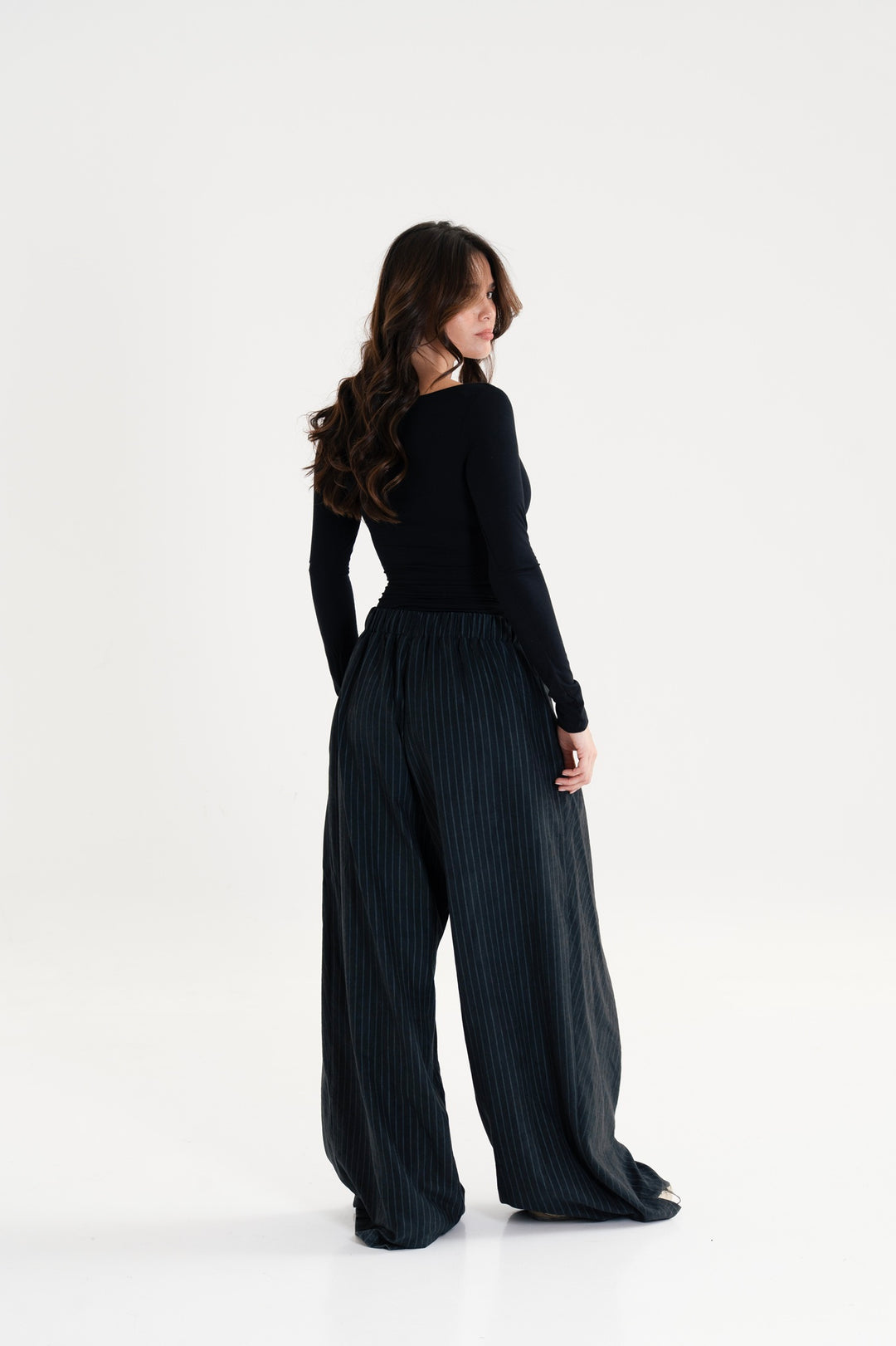 The Striped Wrap Pants