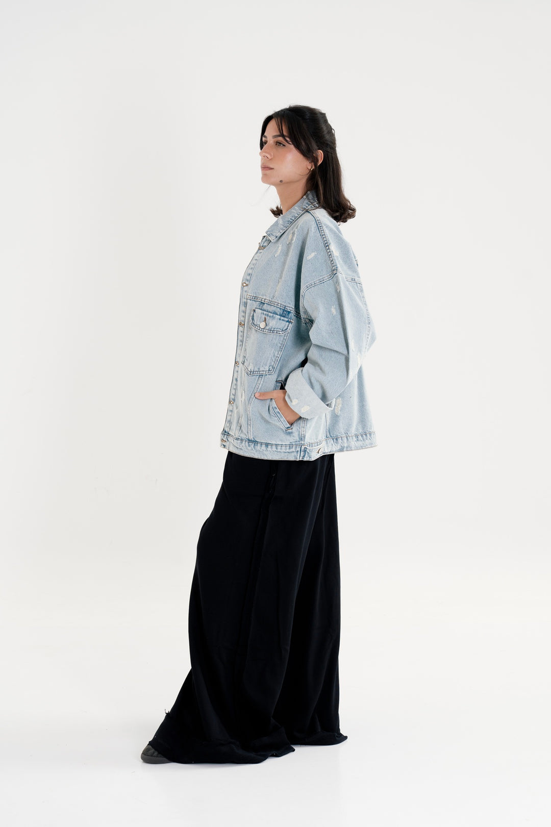 The Denim Cut Out Jacket