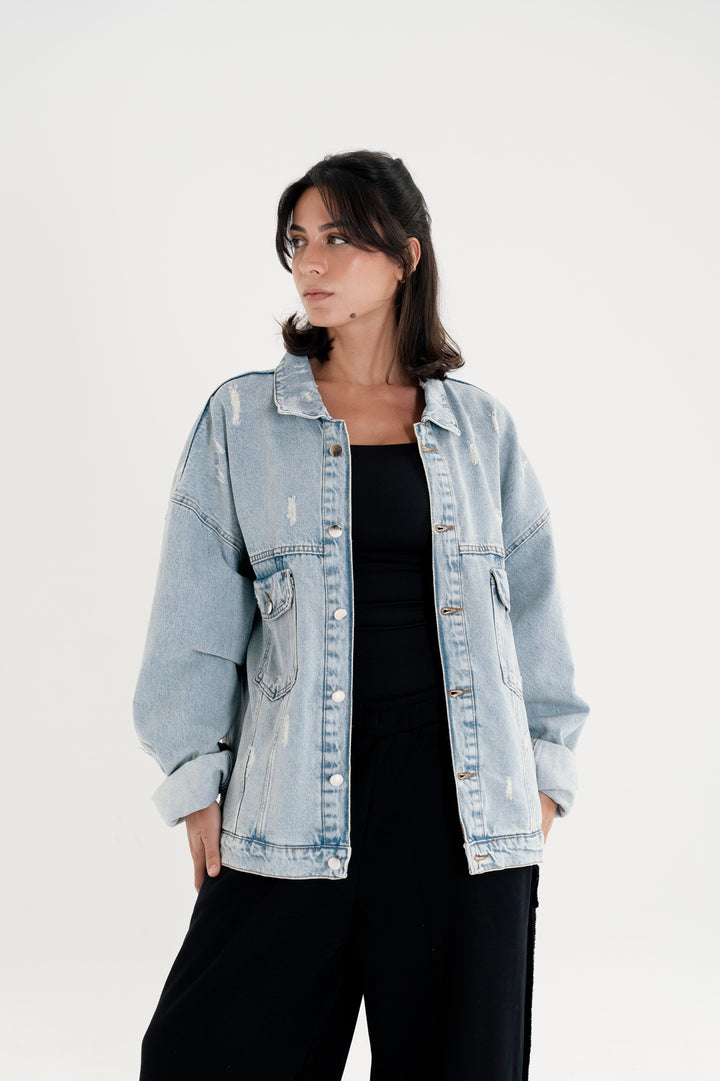 The Denim Cut Out Jacket