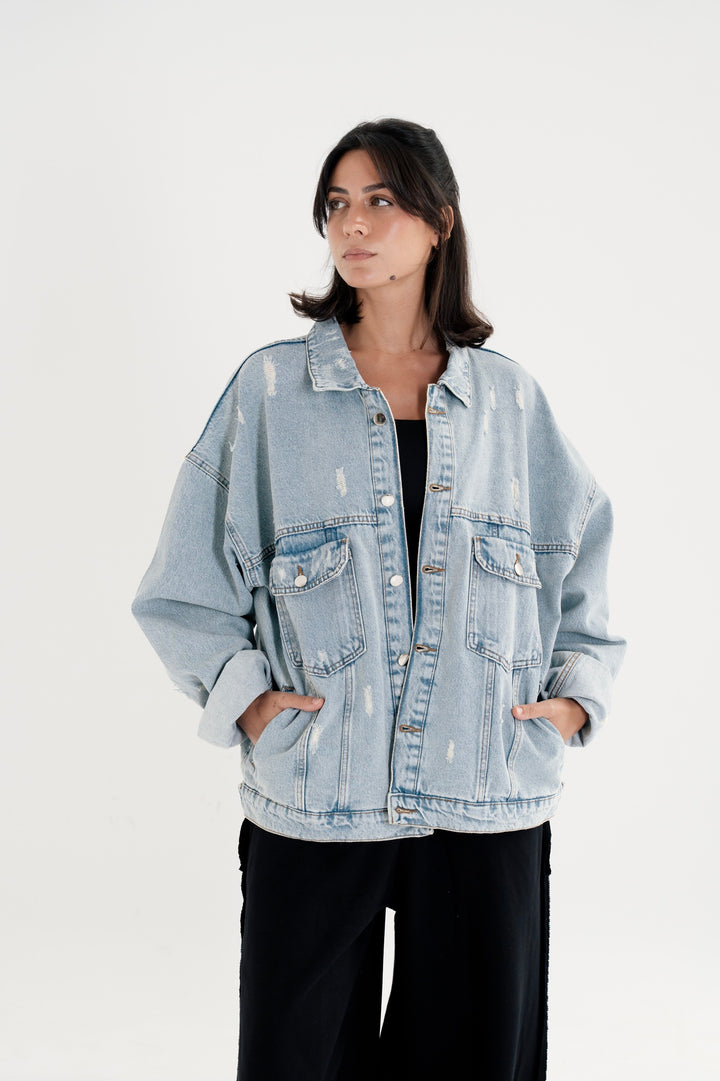 The Denim Cut Out Jacket
