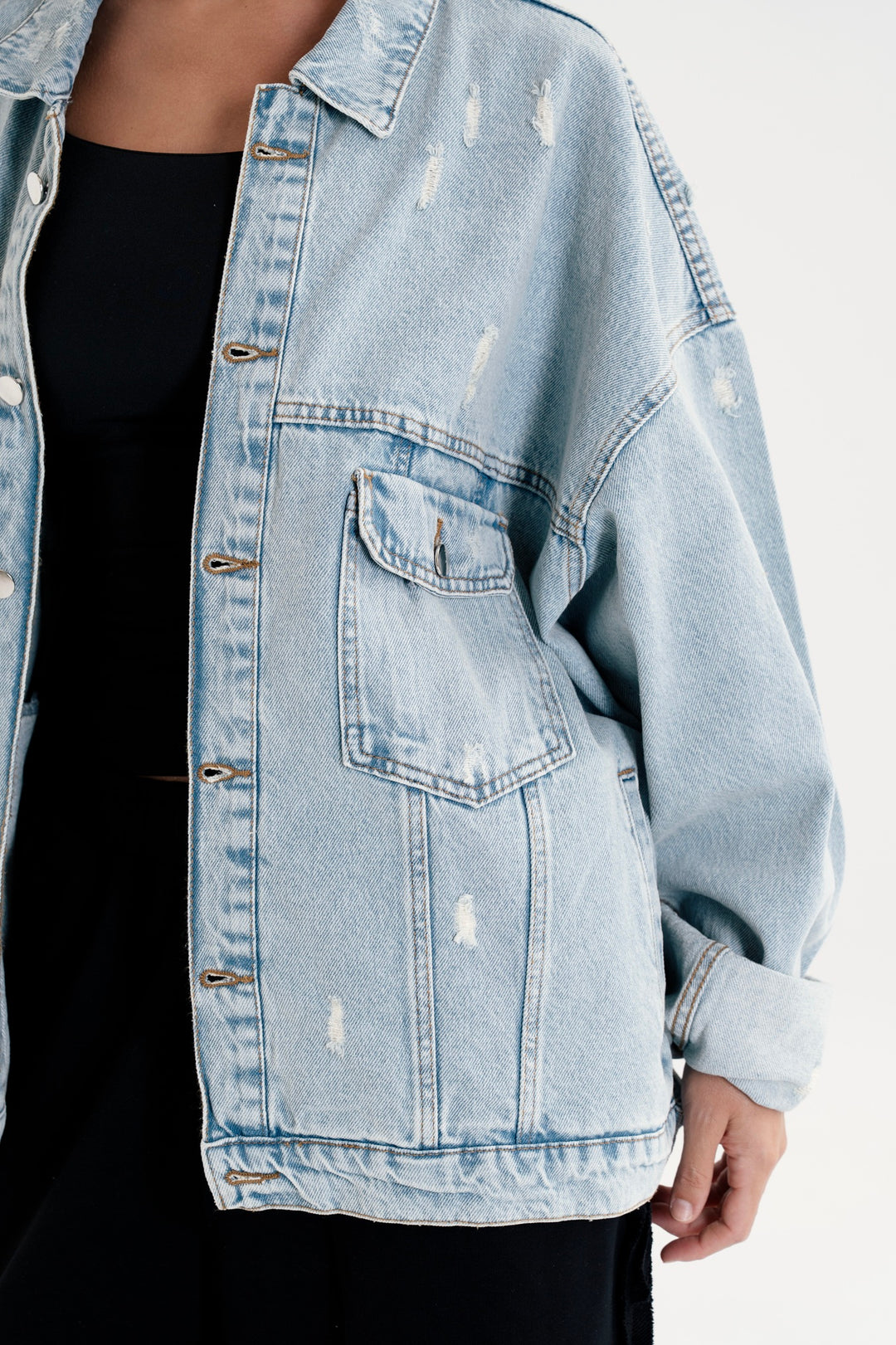The Denim Cut Out Jacket
