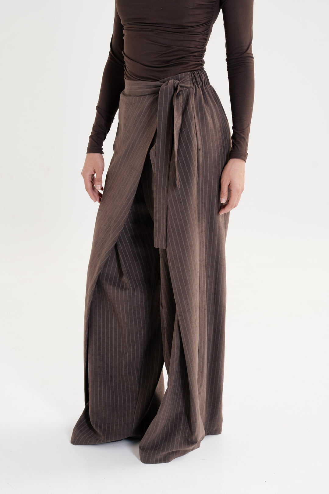 The Striped Wrap Pants