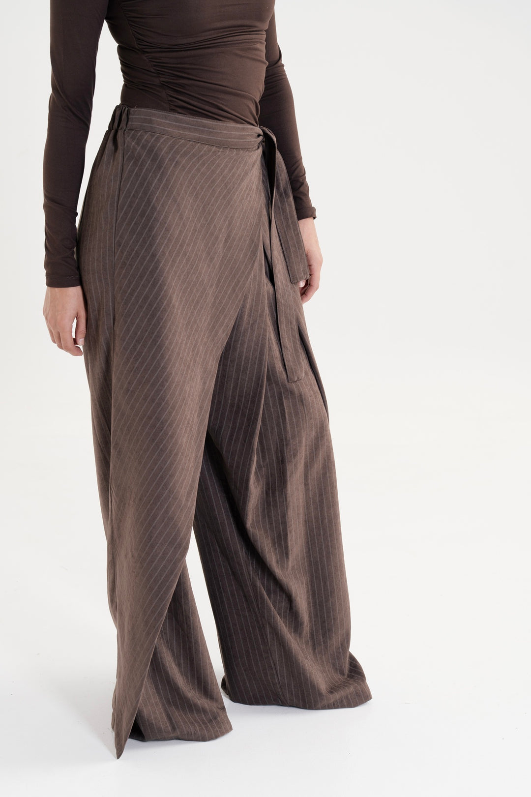 The Striped Wrap Pants