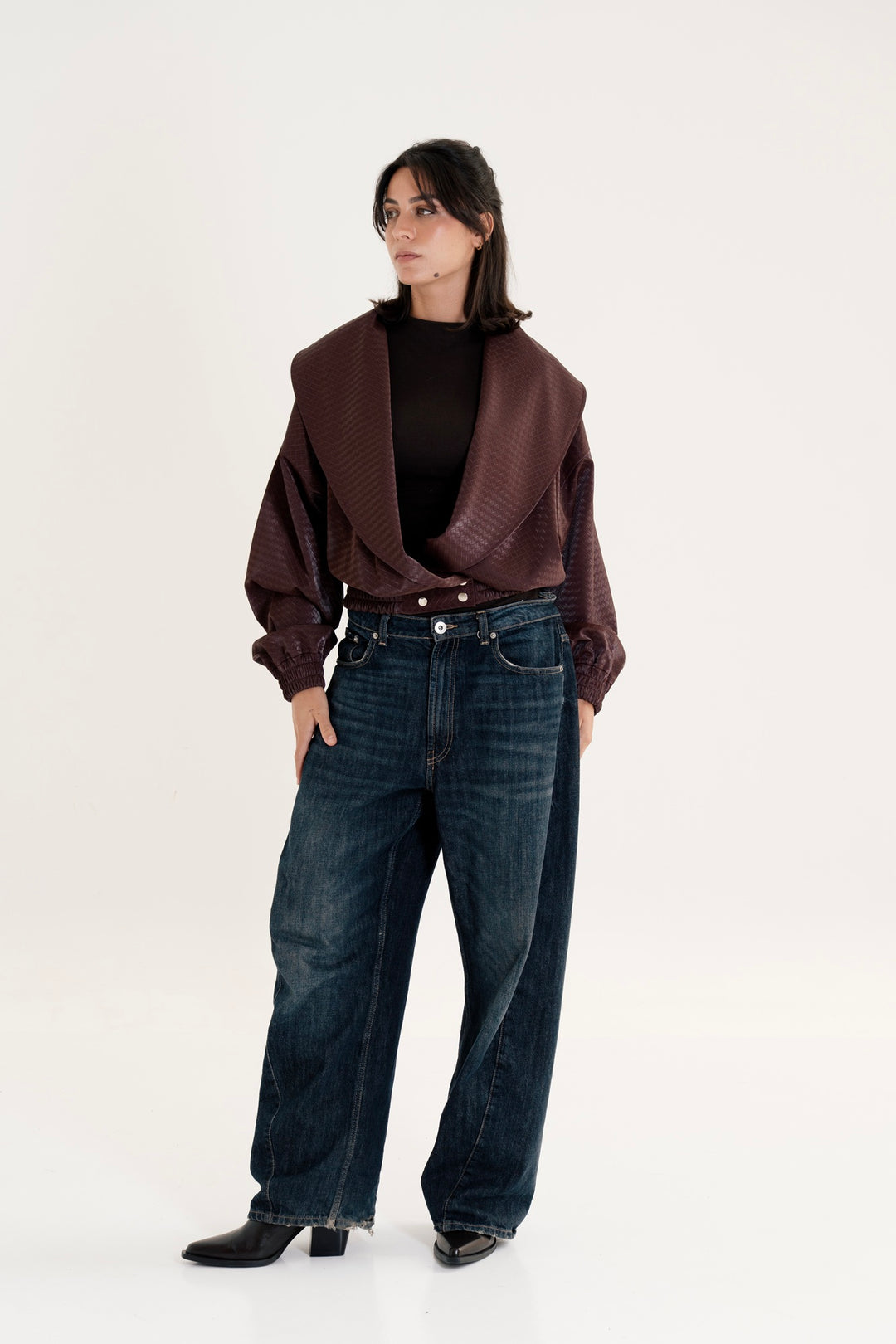 The Textured Leather Jacket