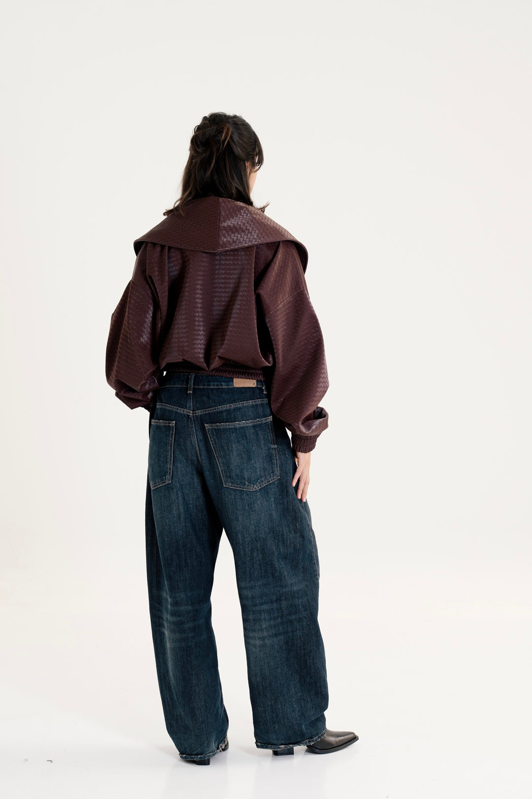 The Textured Leather Jacket