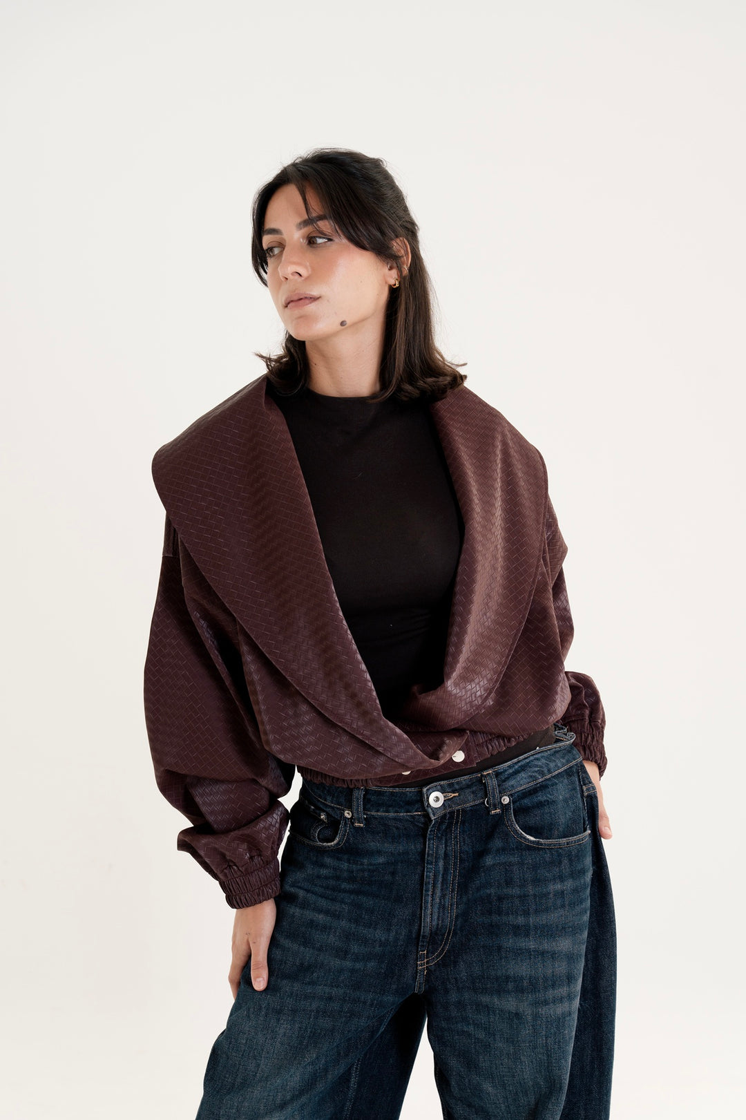 The Textured Leather Jacket