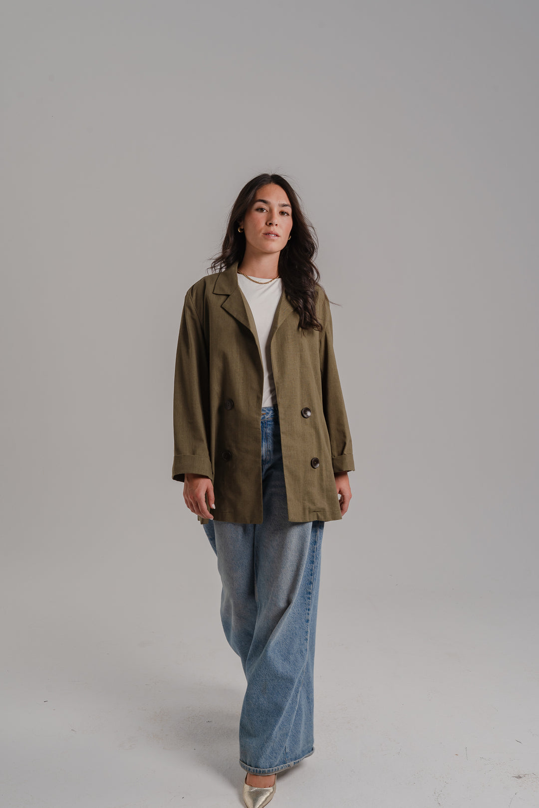 The Buttoned Slits Blazer