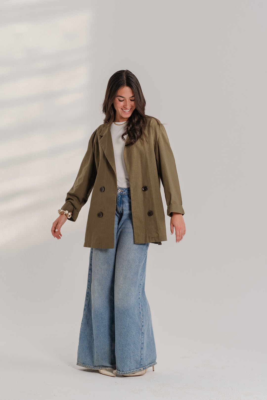 The Buttoned Slits Blazer