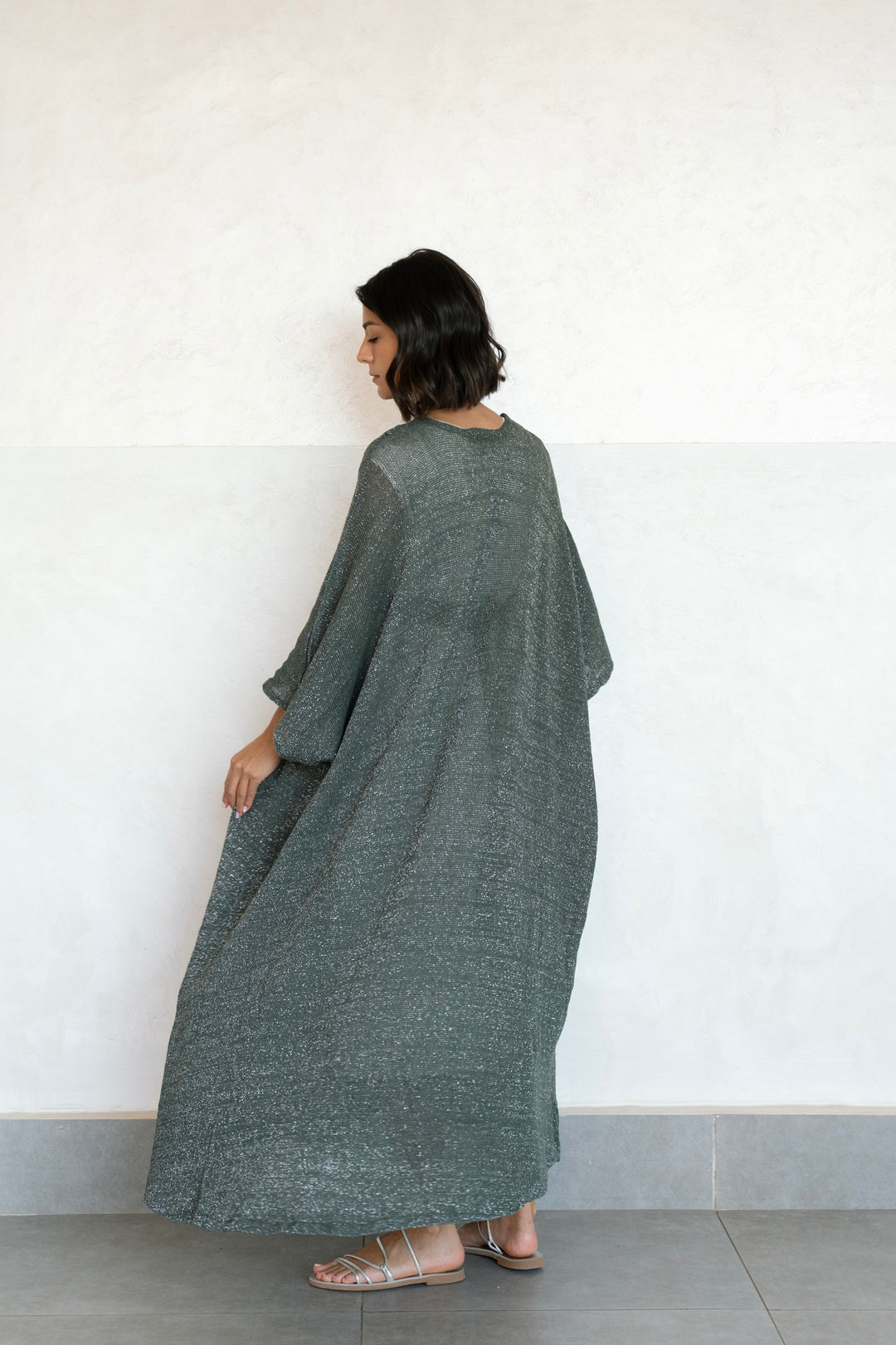 Butterfly Knit Dress - Olive