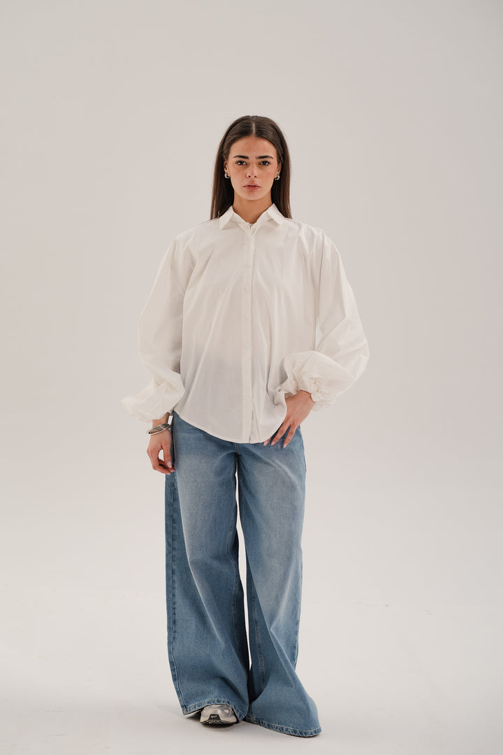 Puffed Sleeves Shirt