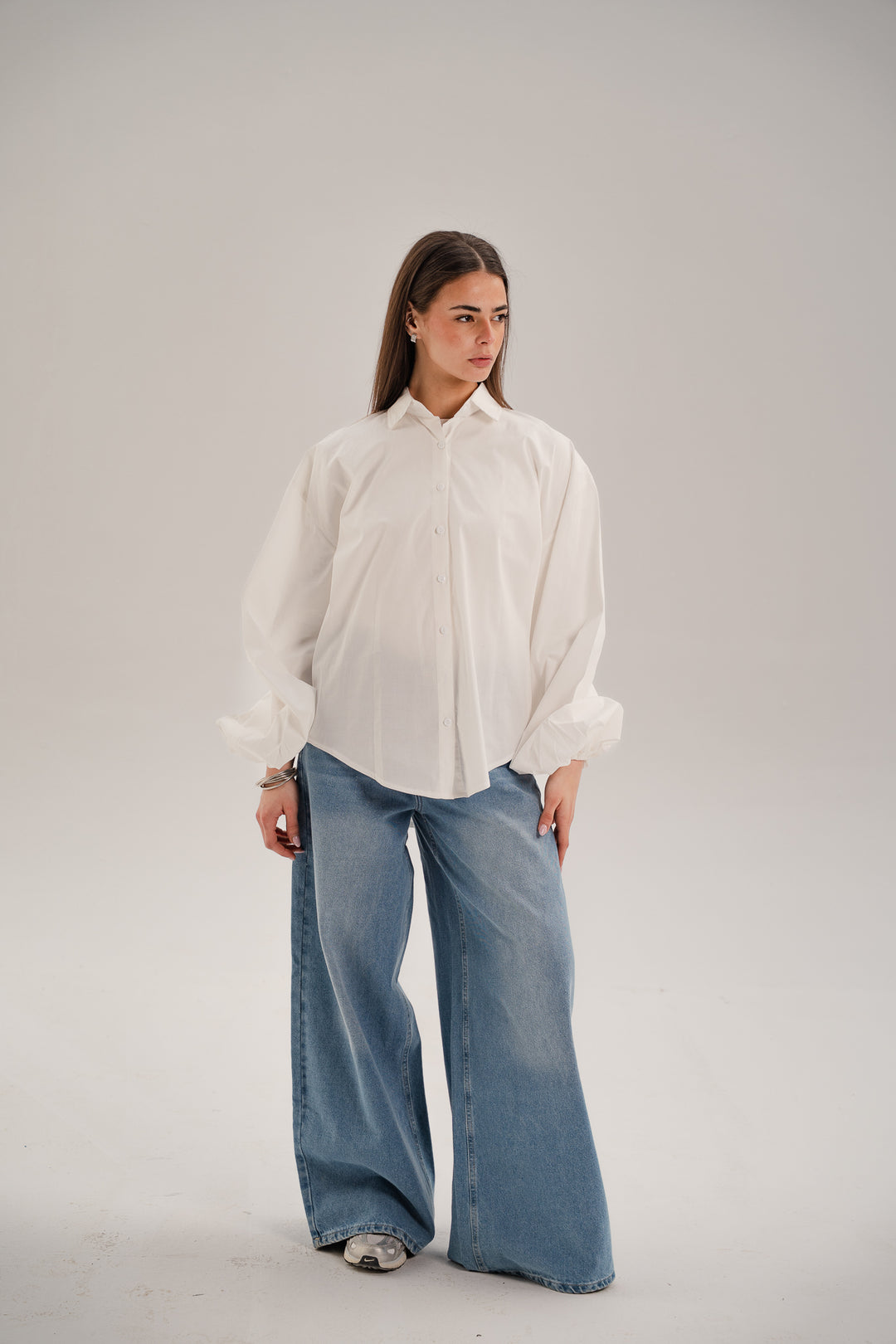Puffed Sleeves Shirt