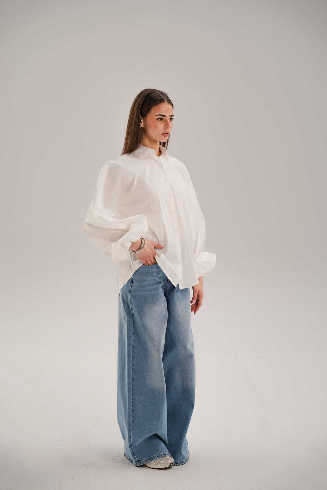 Puffed Sleeves Shirt
