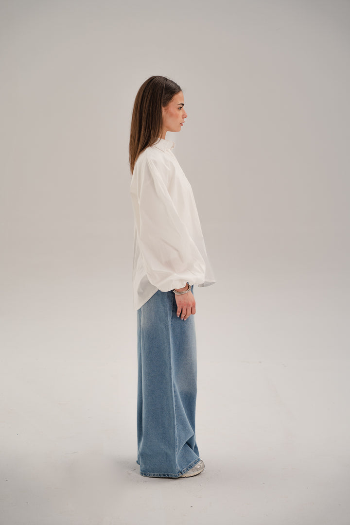 Puffed Sleeves Shirt