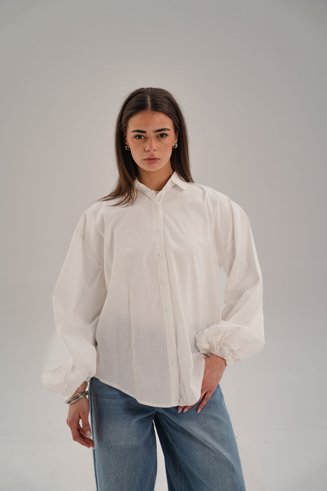 Puffed Sleeves Shirt