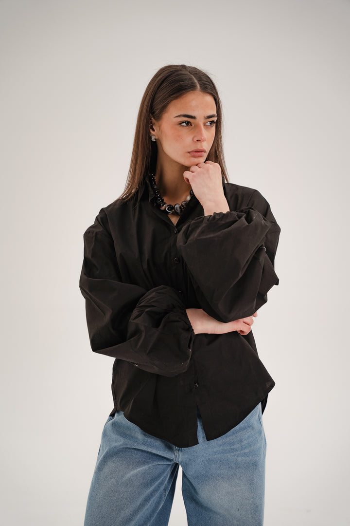 Puffed Sleeves Shirt