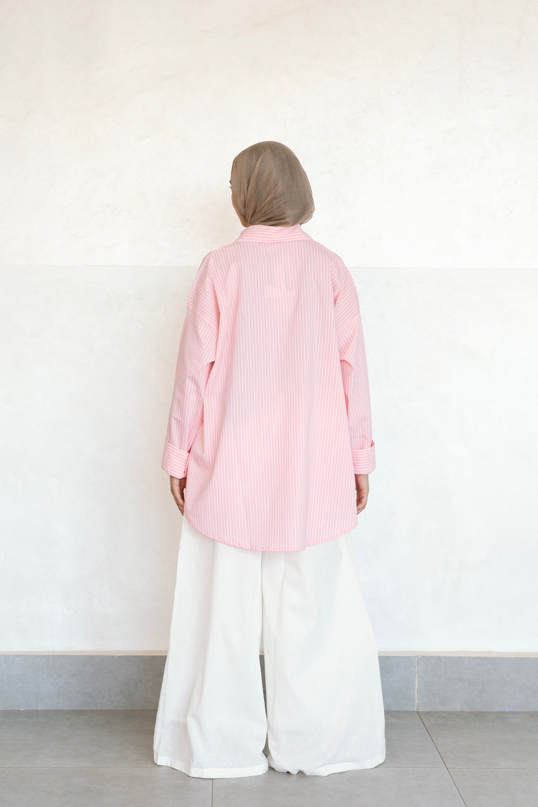 Pinstripe Shirt - Pink