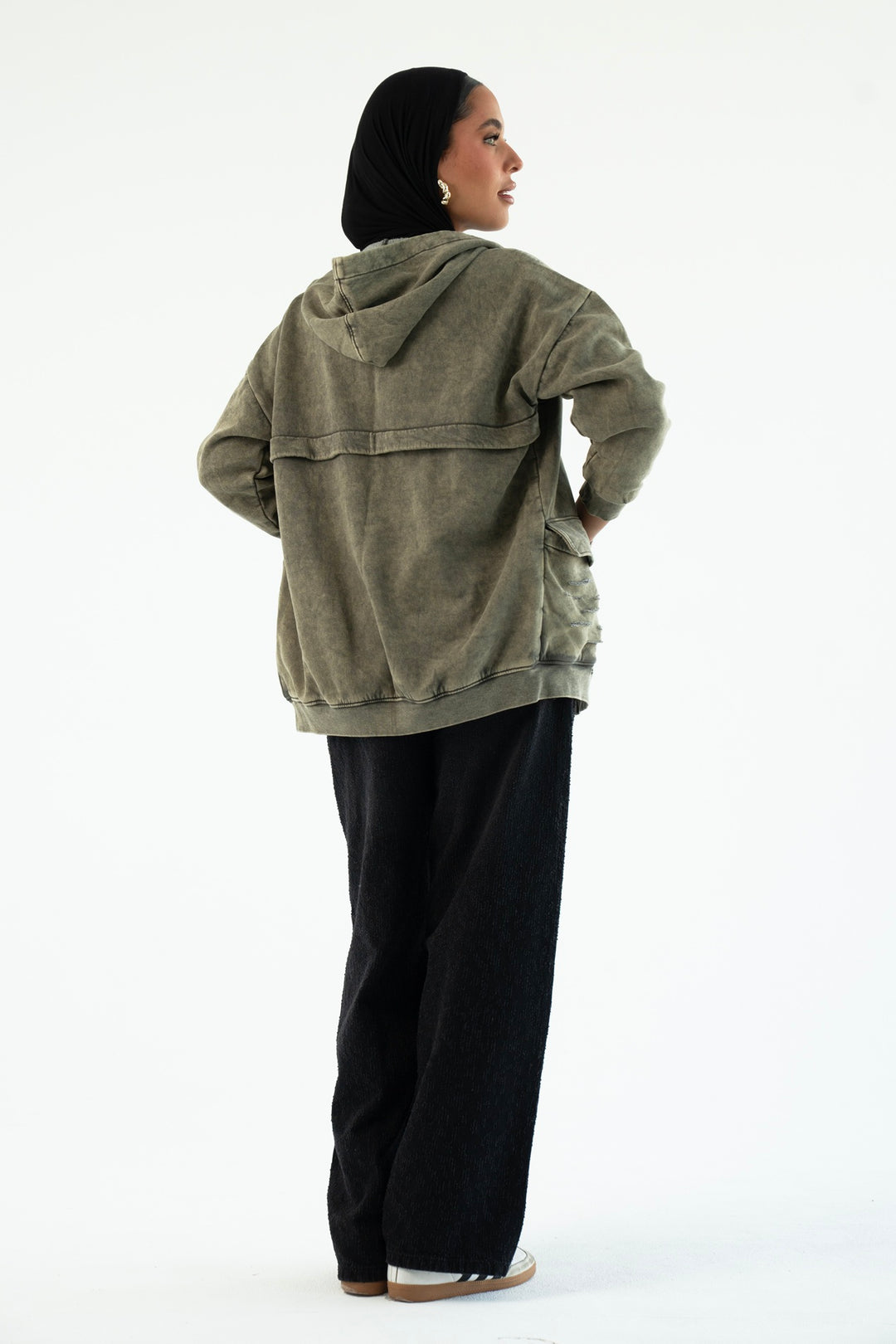 Stone Oversized Jacket