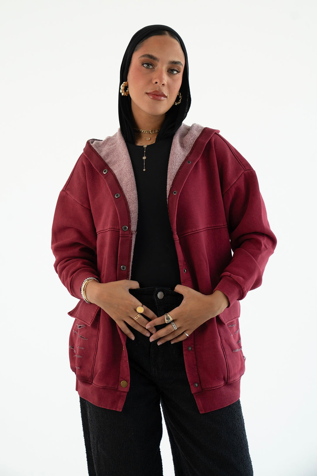 Stone Oversized Jacket