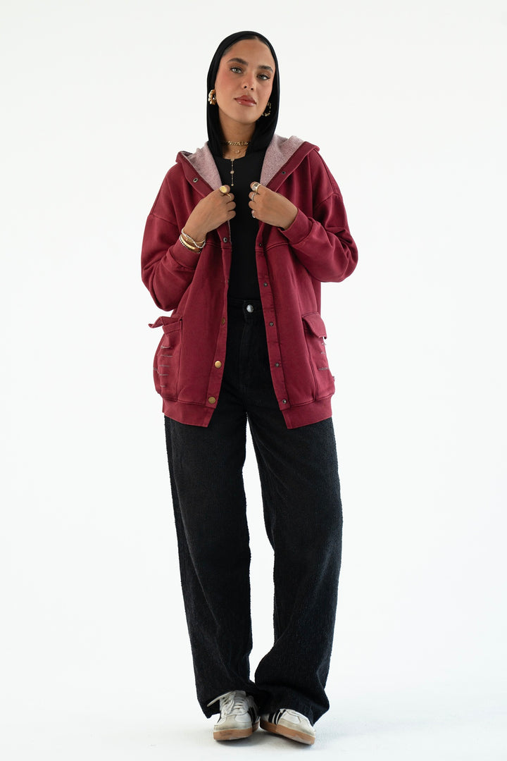 Stone Oversized Jacket