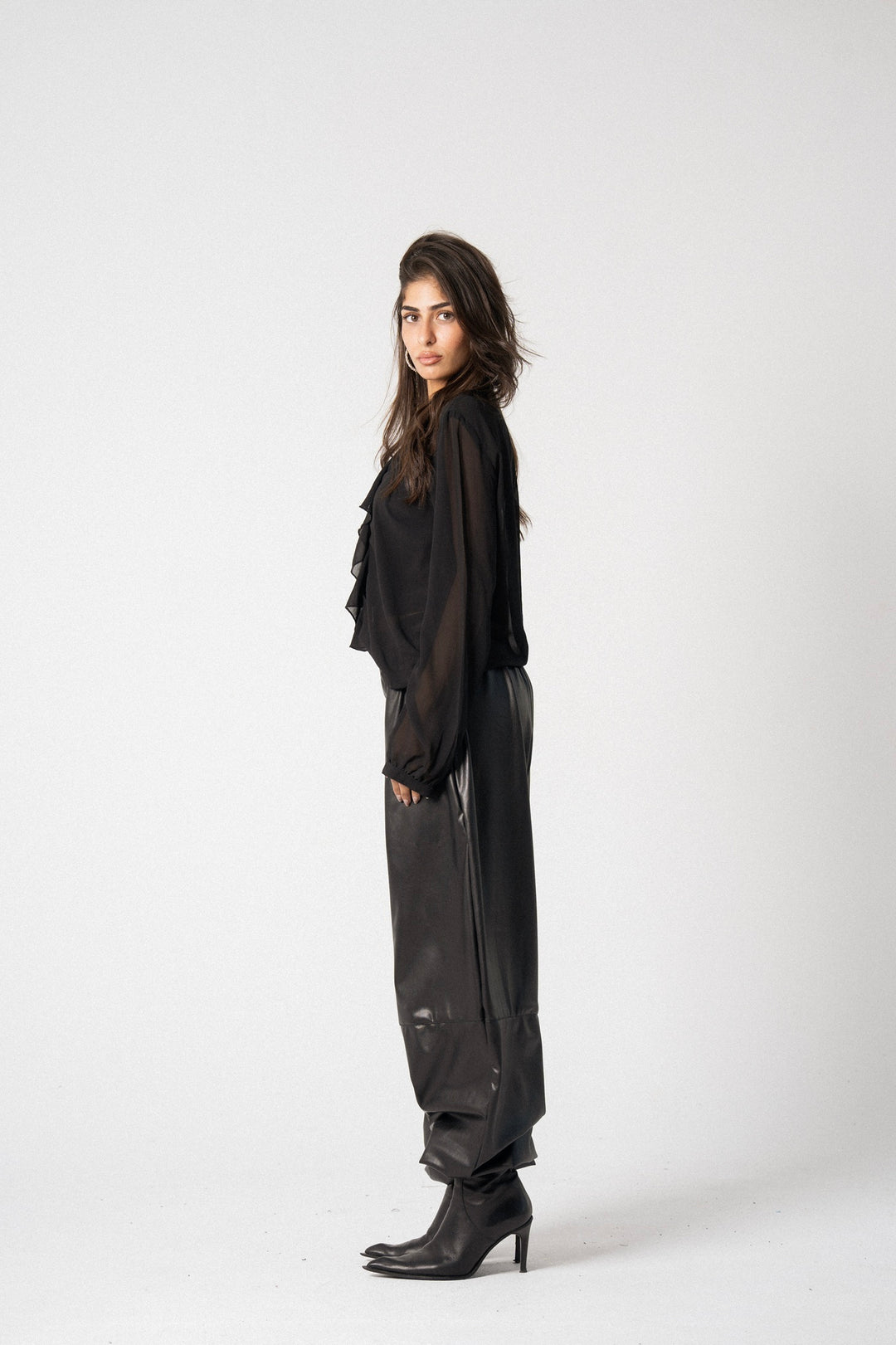 Balloon Leather Pants