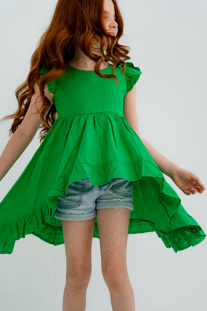 Ruffle kids top