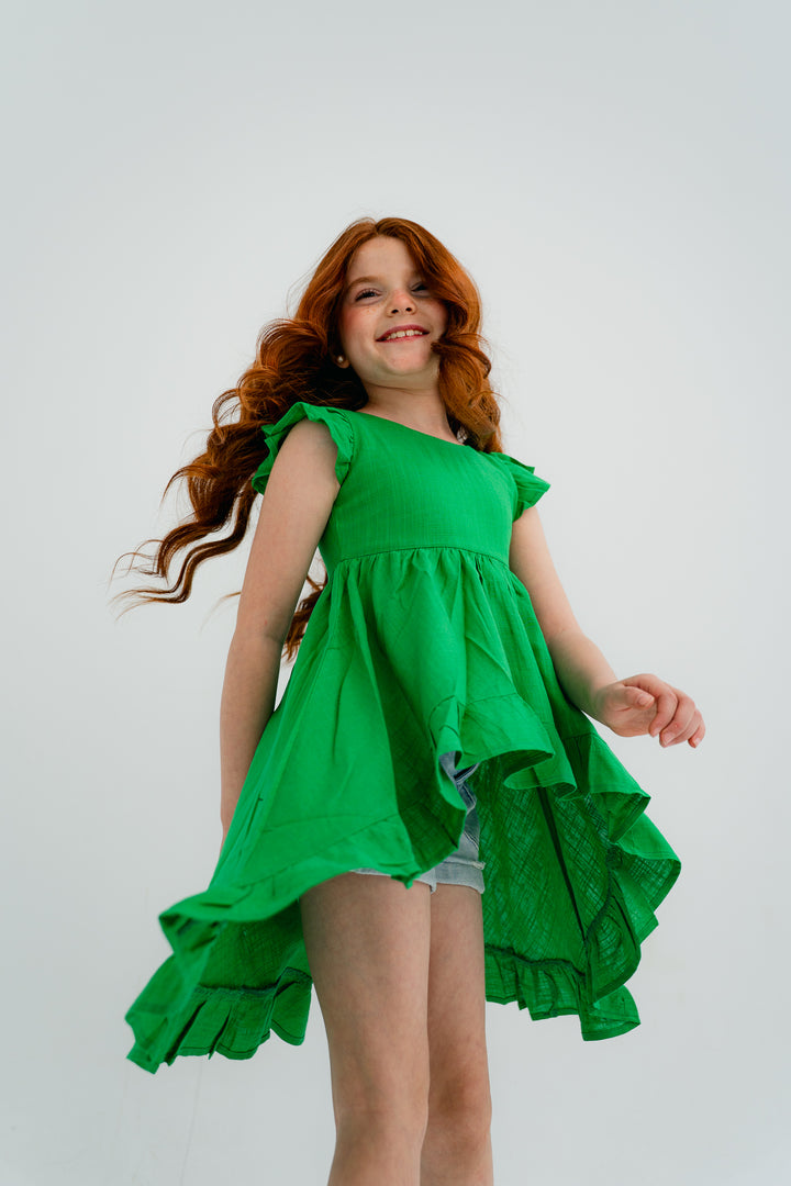 Ruffle kids top