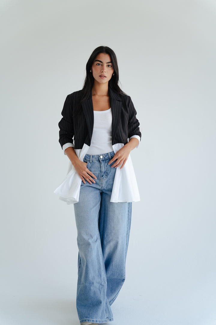 The Dual Fabric Blazer