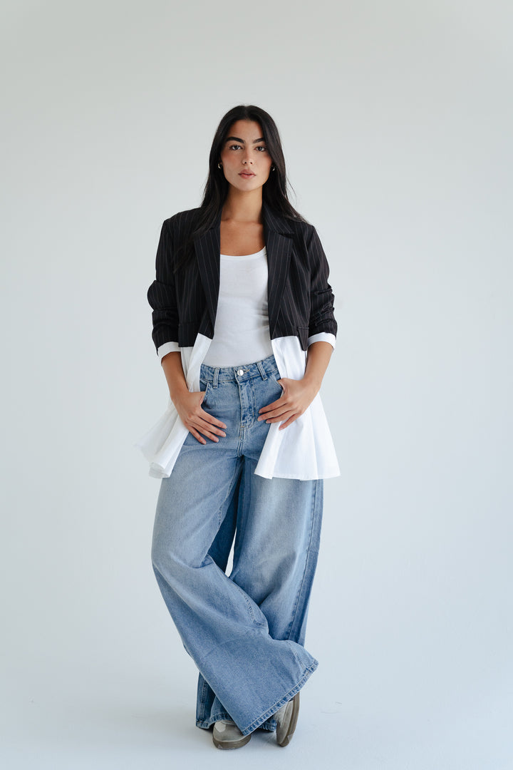 The Dual Fabric Blazer