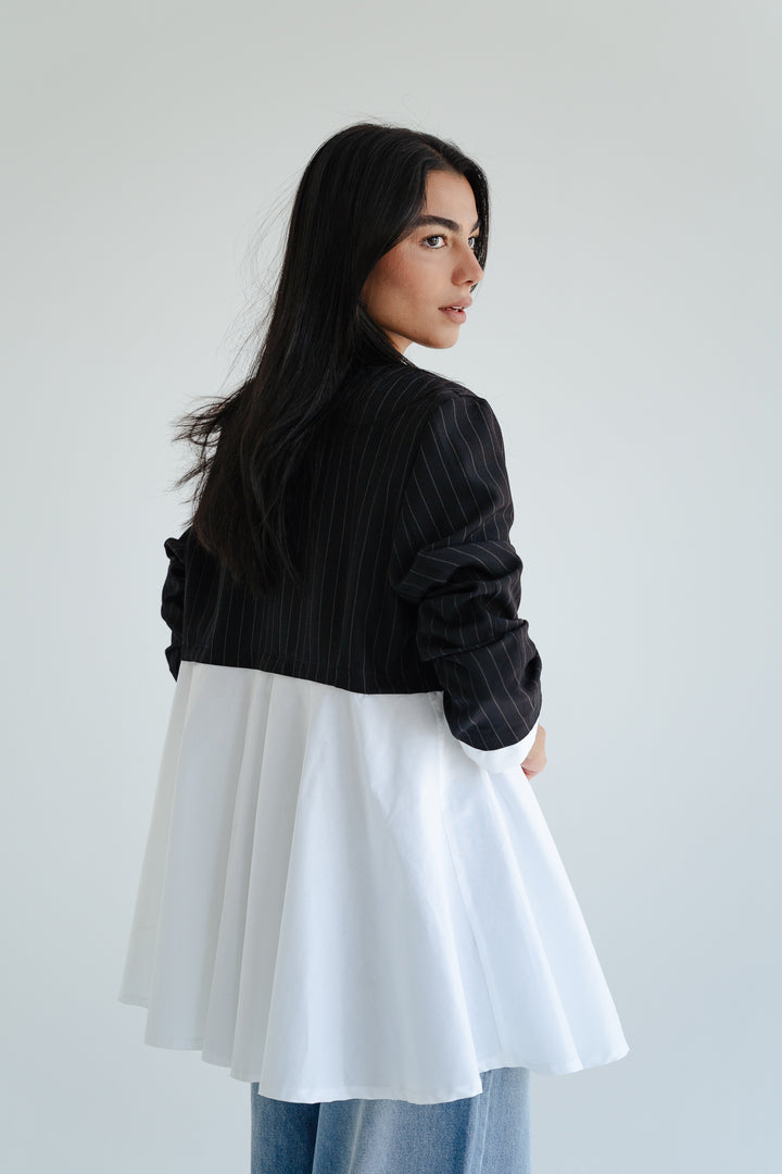 The Dual Fabric Blazer