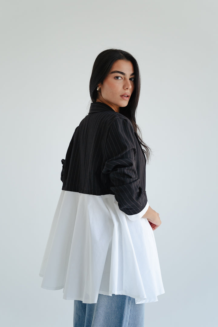 The Dual Fabric Blazer