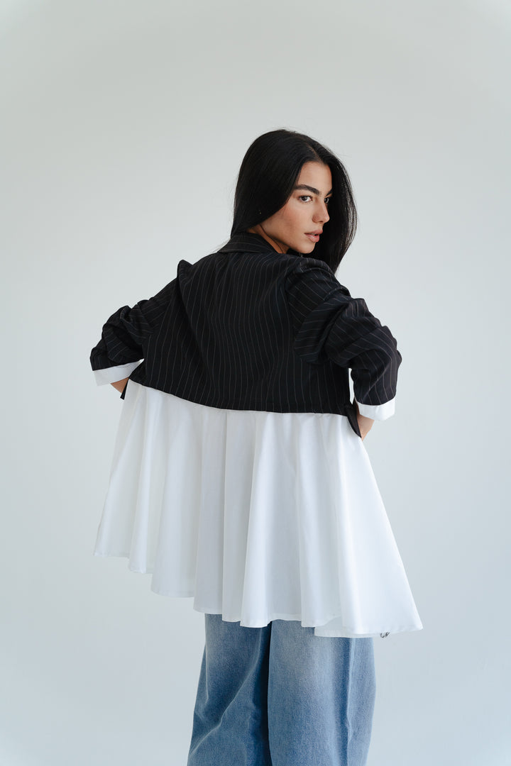 The Dual Fabric Blazer