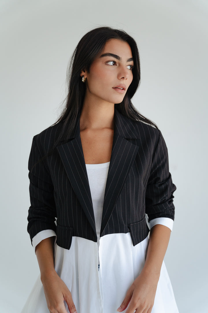 The Dual Fabric Blazer