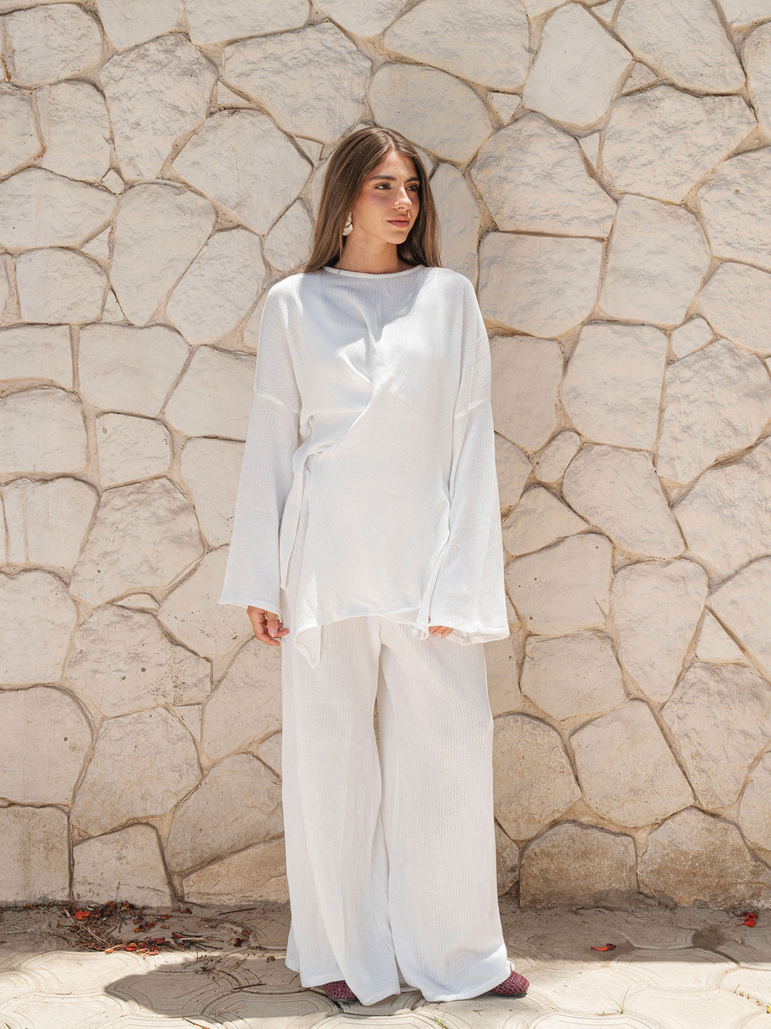 Criss Cross Set - White
