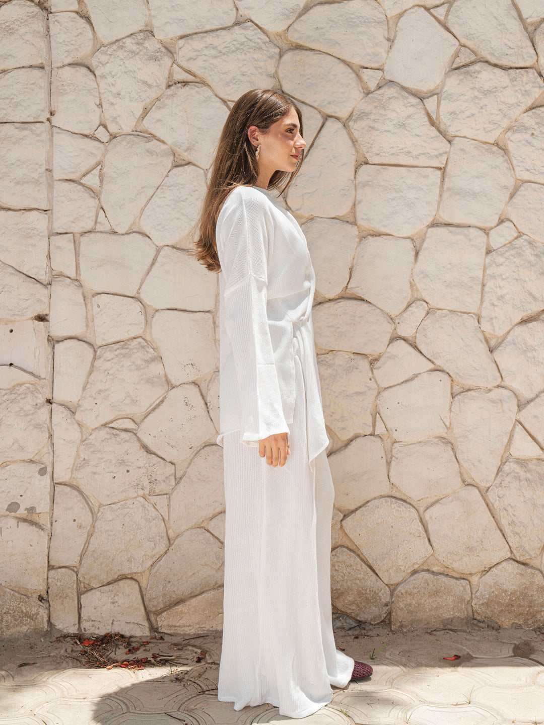Criss Cross Set - White