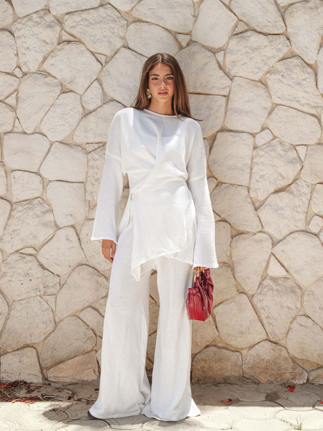Criss Cross Set - White