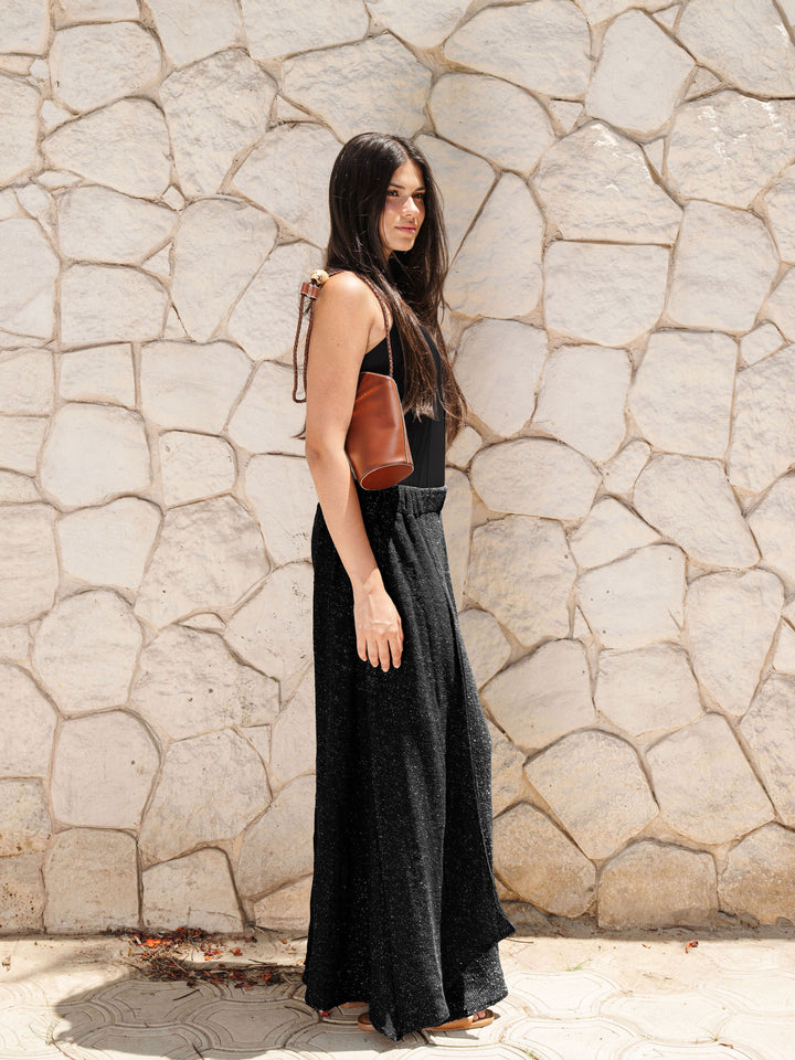 Glam Knit Pants - Black