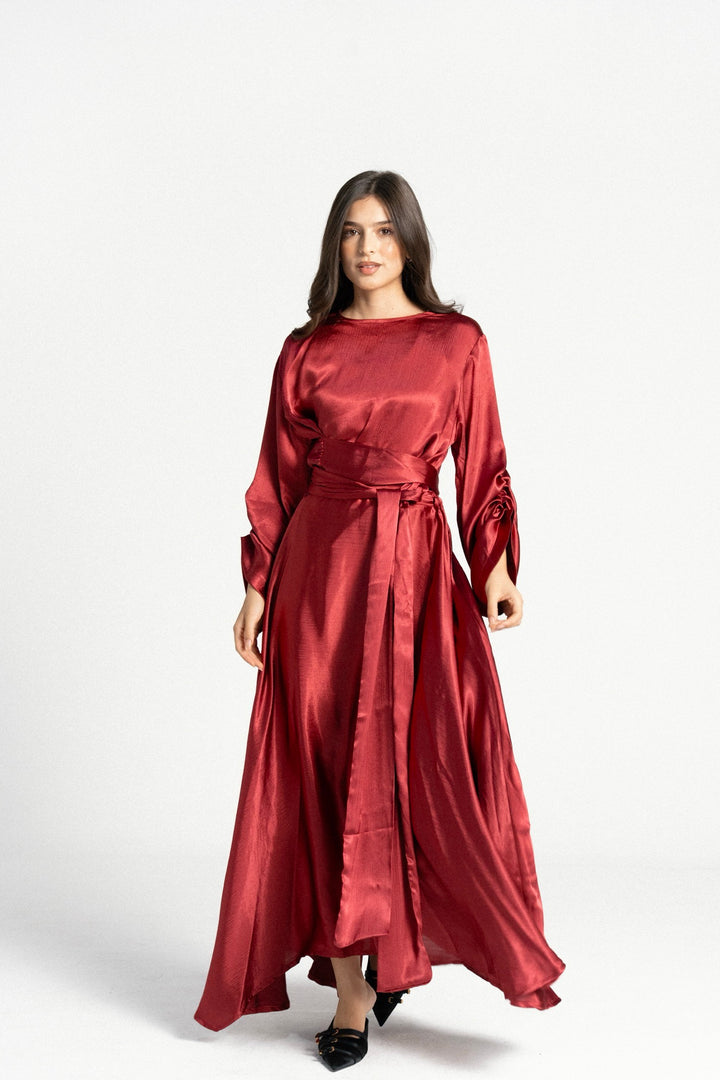 Wrapped In Glow Set - Burgundy
