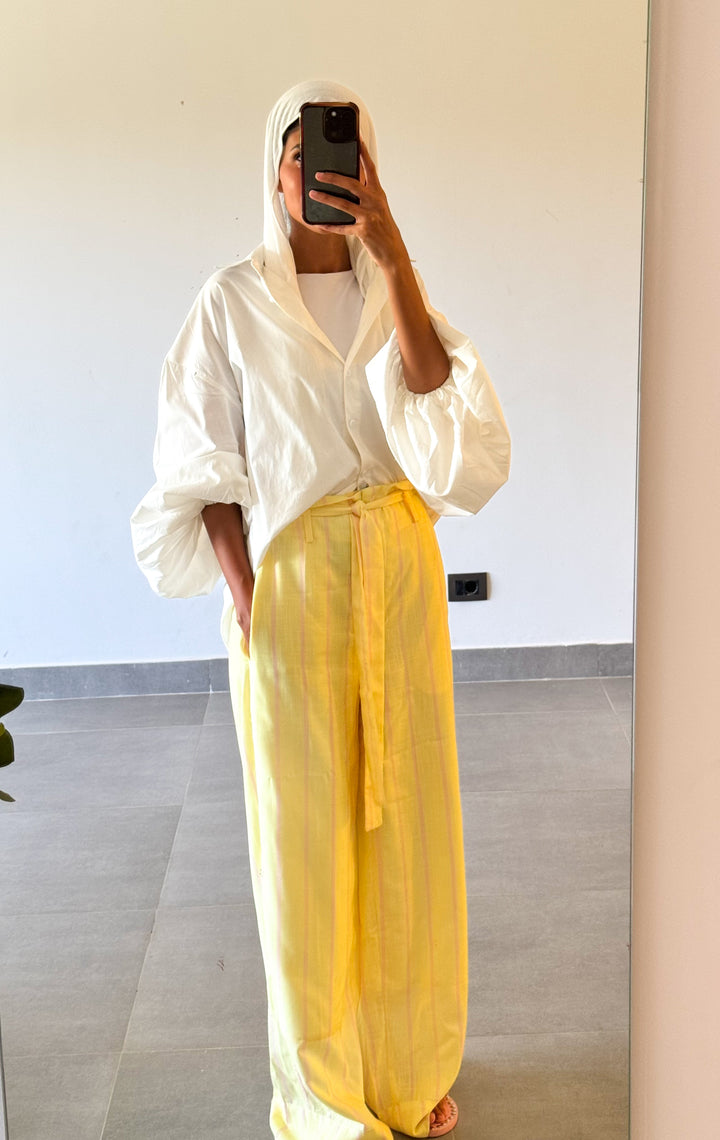 Fully lined Striped Pants