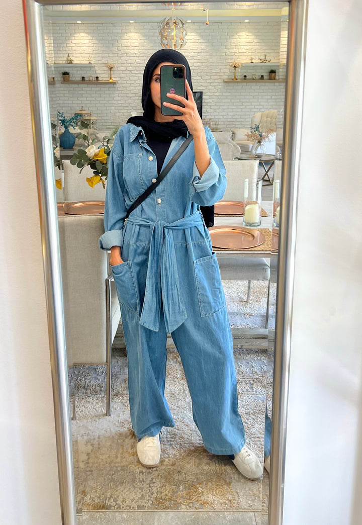 Denim jumpsuit