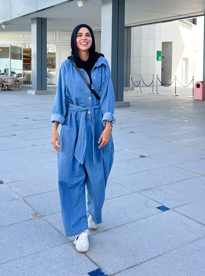 Denim jumpsuit