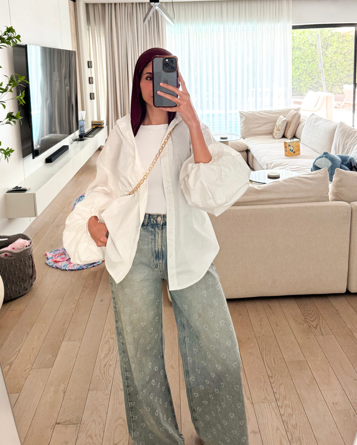 Puffed Sleeve Shirt