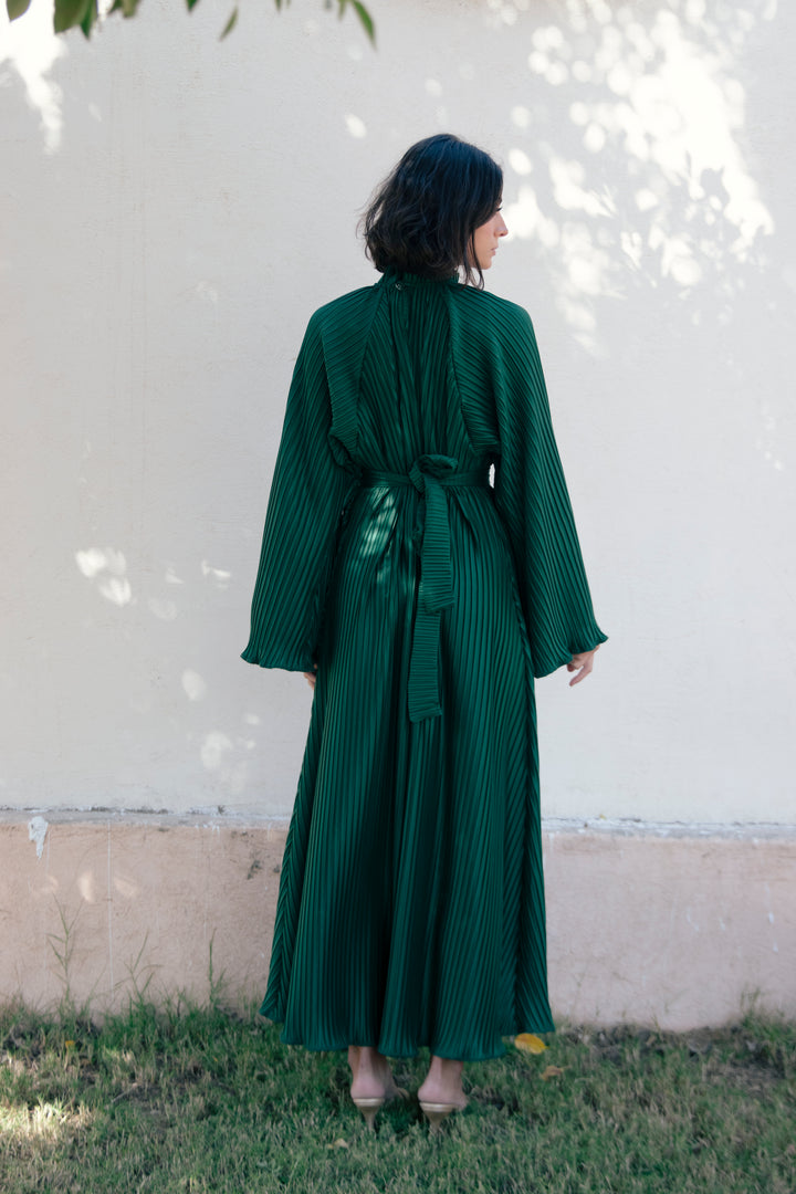 The pleated dress