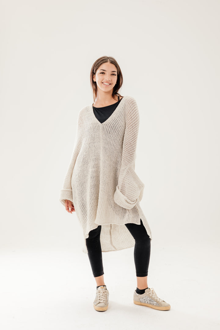 Loom Pullover - Beige