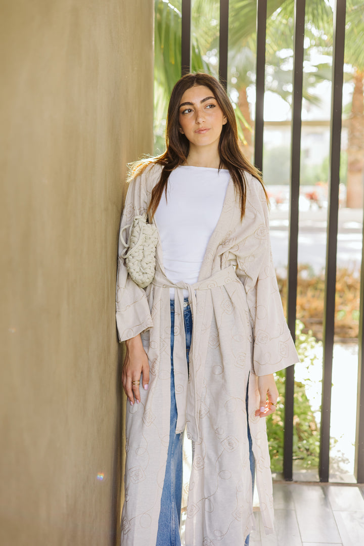 Embroidered Cardigan