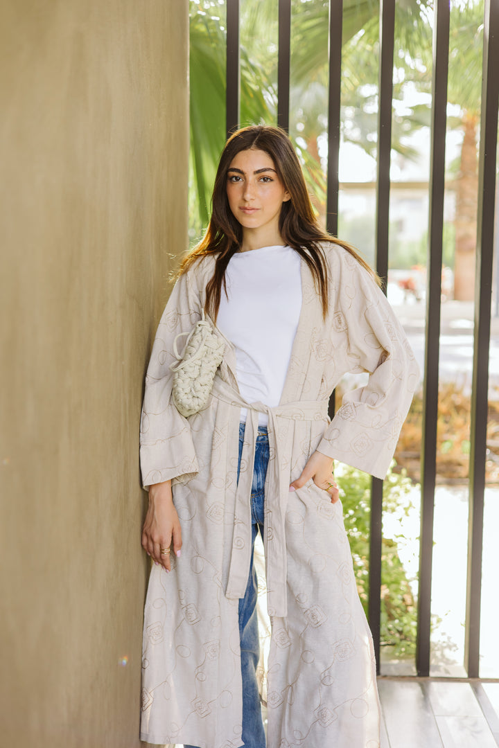Embroidered Cardigan