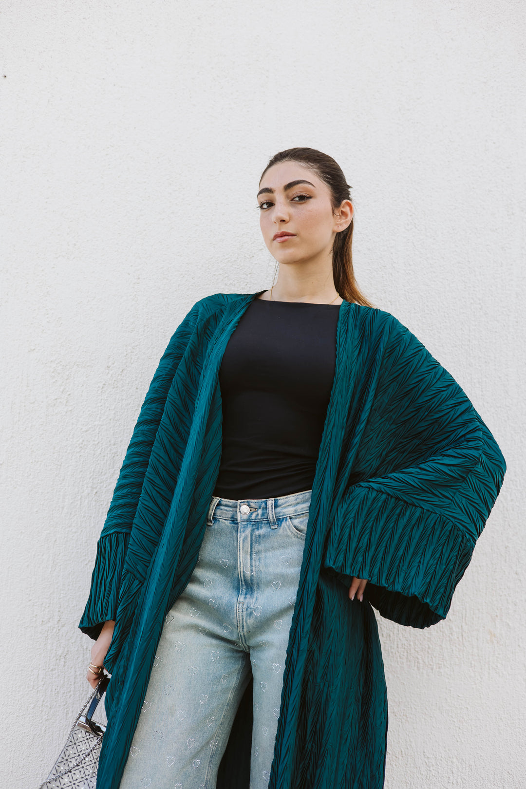Flowline kimono