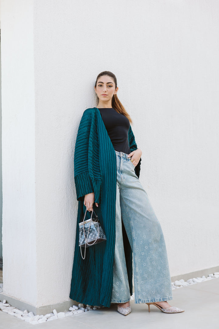 Flowline kimono