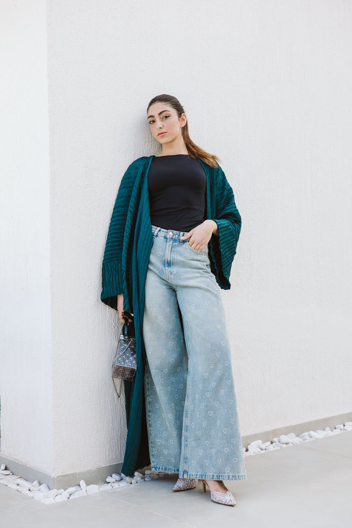 Flowline kimono